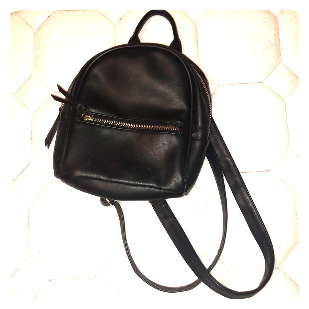 Small black backpack